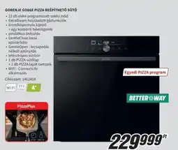 Media Markt Gorenje GORENJE GO66E Pizza Beépíthetö ajánlat