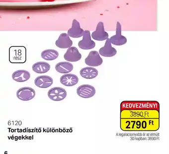 BetterStyle Tortasüsztő különböző végekkel ajánlat