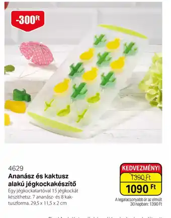 BetterStyle Ananász és kaktusz alakú jégkockakészítő ajánlat