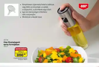 BetterStyle Olaj-/Ecetadagol spray formájában ajánlat