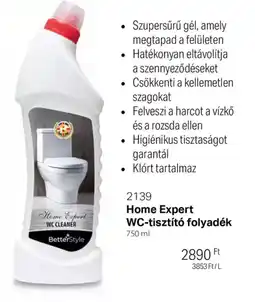 BetterStyle Home Expert WC-tisztít folyadék ajánlat