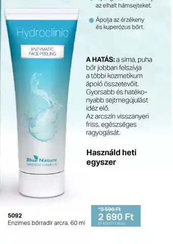 BetterStyle Hydroclinic Enzymatic Face Peeling ajánlat