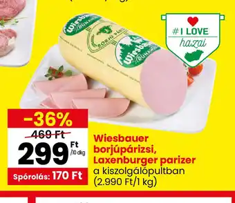 Interspar Wiesbauer borjúpárizsi, Laxenburg párizsi ajánlat