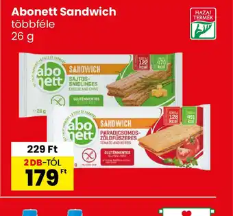 Interspar Abonett Sandwich többfele ajánlat