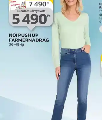 Auchan Női Push Up Farmernadrág ajánlat