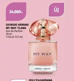 Müller Giorgio Armani My Way Ylang Ylang ajánlat