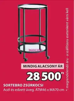 JYSK Sortebro zsúrkocsi ajánlat