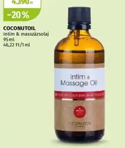 Müller CocoNuOil Intim & Masszázsolaj ajánlat