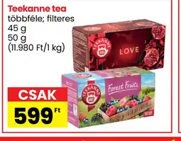 Spar Teekanne tea ajánlat