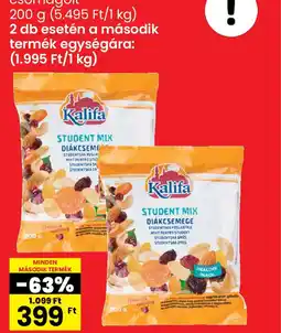 Spar Kalifa diákszemege ajánlat