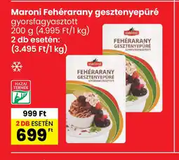 Spar Maroni Fehérarany gesztenyepüré ajánlat