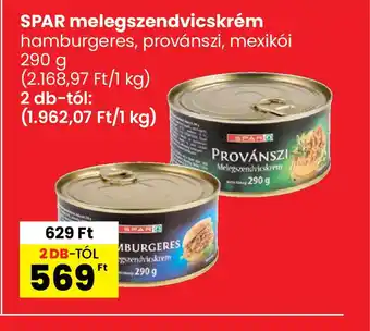 Spar SPAR Melegszendvicskrém ajánlat