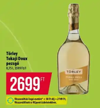 Coop Törley Tokaji Doux pezsgő ajánlat