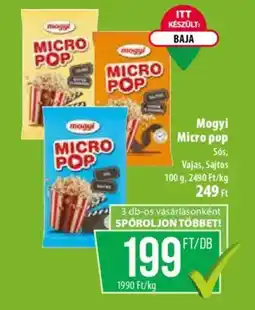 Coop Mogyi Micro pop Sós, Vajas, Sajtos ajánlat