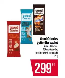 Coop Good Calories gyümölcs szelet ajánlat