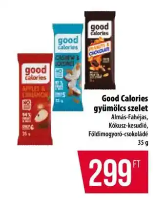 Coop Good Calories gyümölcs szelet ajánlat