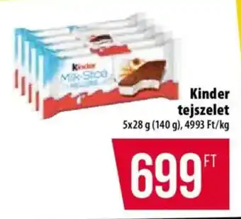 Coop Kinder tejszelet ajánlat