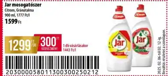 Coop Jar mosogatószer ajánlat