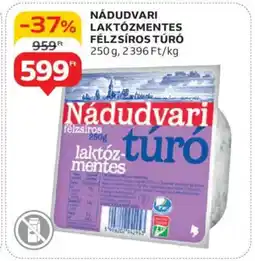 Auchan Nádudvari laktózmentes félzsíros túró ajánlat