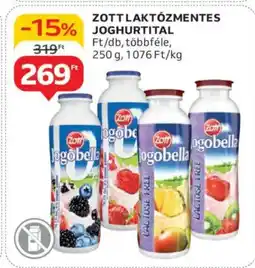 Auchan Zottlaktózmentes joghurtital ajánlat