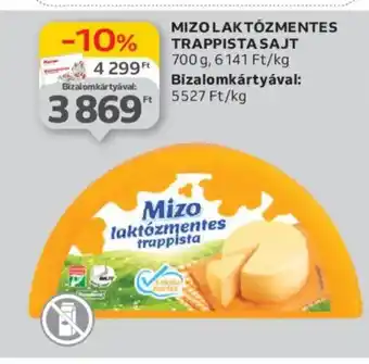 Auchan Mizo laktózmentes trappista sajt ajánlat