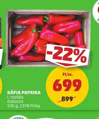 PENNY Kápia Paprika ajánlat