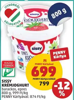 PENNY Sissy krémjoghurt ajánlat