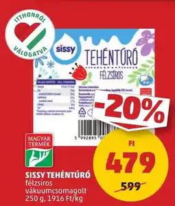 PENNY Sissy tehéntúró ajánlat