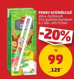 PENNY Penny gyümölcslé ajánlat