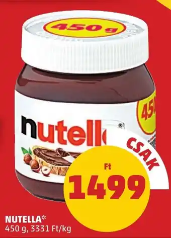 PENNY Nutella ajánlat