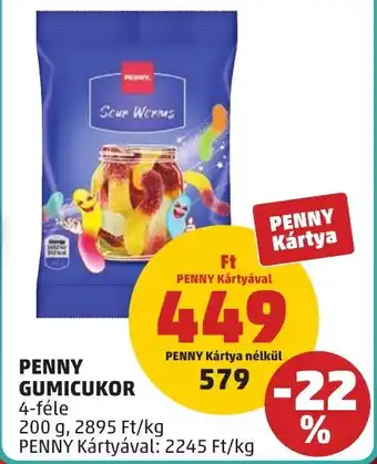 PENNY Penny gumicukor ajánlat