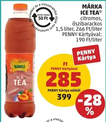 PENNY Márka ice tea ajánlat