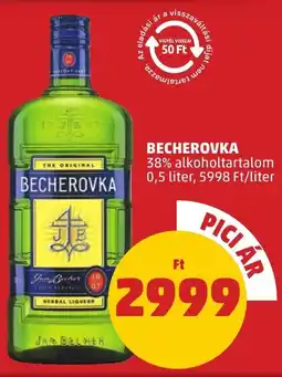 PENNY Becherovka ajánlat