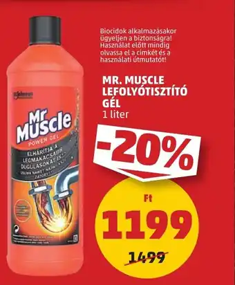 PENNY Mr. muscle lefolyótisztító gél ajánlat