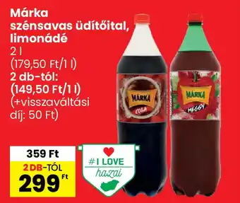 Spar Márka szénsavas üdítőital, limonádé ajánlat