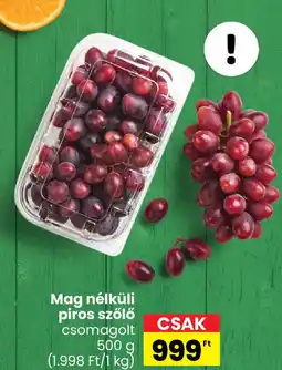 Spar Mag nélküli piros szőlő ajánlat