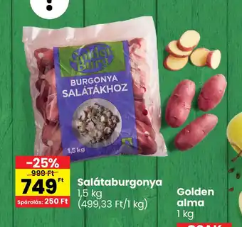 Spar Salátaburgonya ajánlat