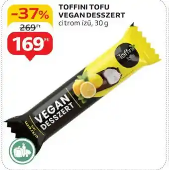 Auchan Toffini tofu vegan desszert ajánlat