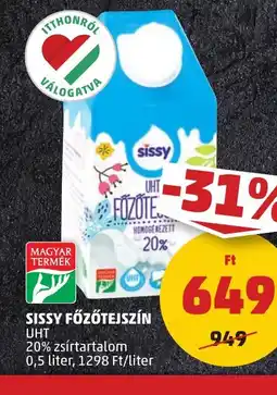 PENNY Sissy FőzőtejszÍn ajánlat