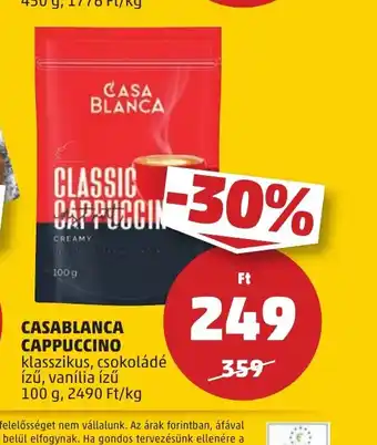 PENNY Casablanca Classic Cappuccino ajánlat