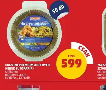 PENNY Mazzini Premium Air Fryer Kerek Sütőpapír ajánlat