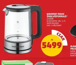 PENNY Gourmet Maxx Üveg Vízforral ajánlat