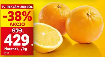 Lidl Narancs ajánlat