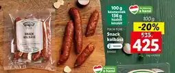 Lidl PIKOK PURE Snack kolbász ajánlat