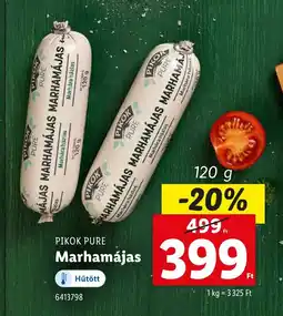 Lidl PIKOK PURE Marhamájas ajánlat