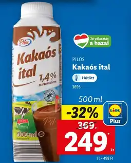 Lidl PILOS Kakaós ital ajánlat