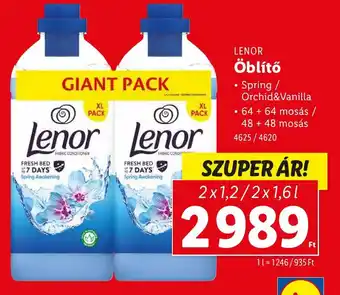 Lidl LENOR Öblítő ajánlat