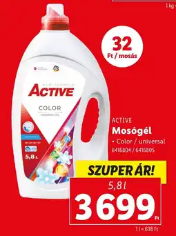 Lidl ACTIVE Mosógél ajánlat