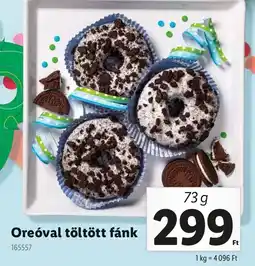 Lidl Oreóval töltött fánk ajánlat