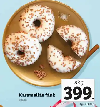 Lidl Karamellás fánk ajánlat